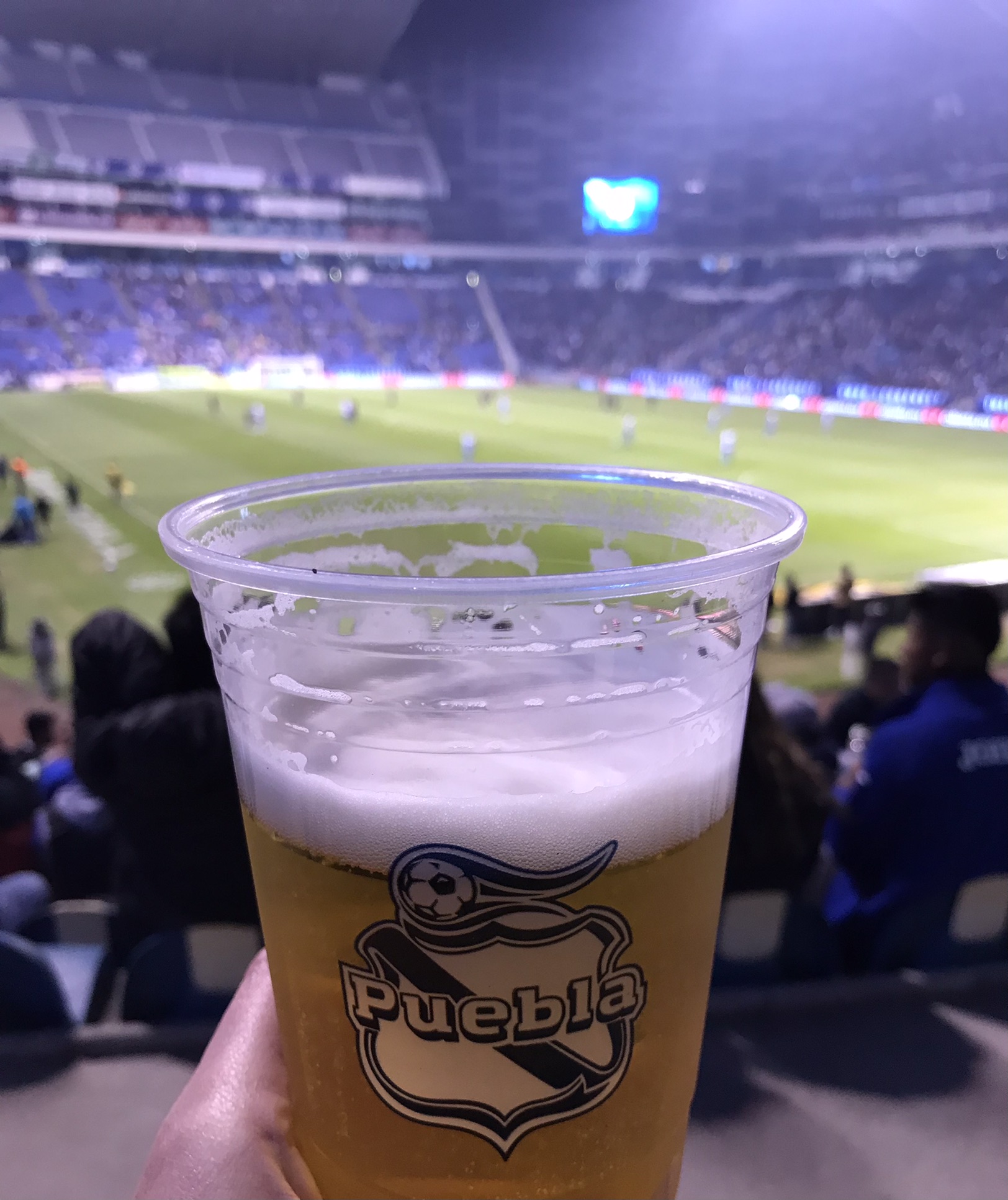 Puebla Beer in Stadium 